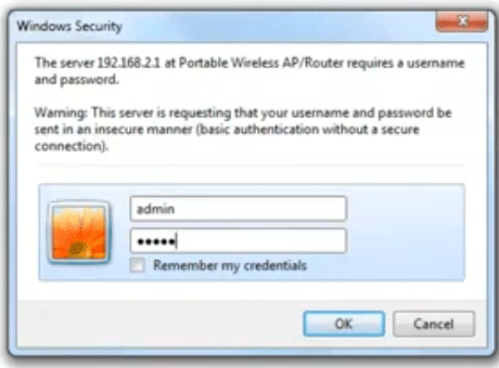 Router Web Authentication